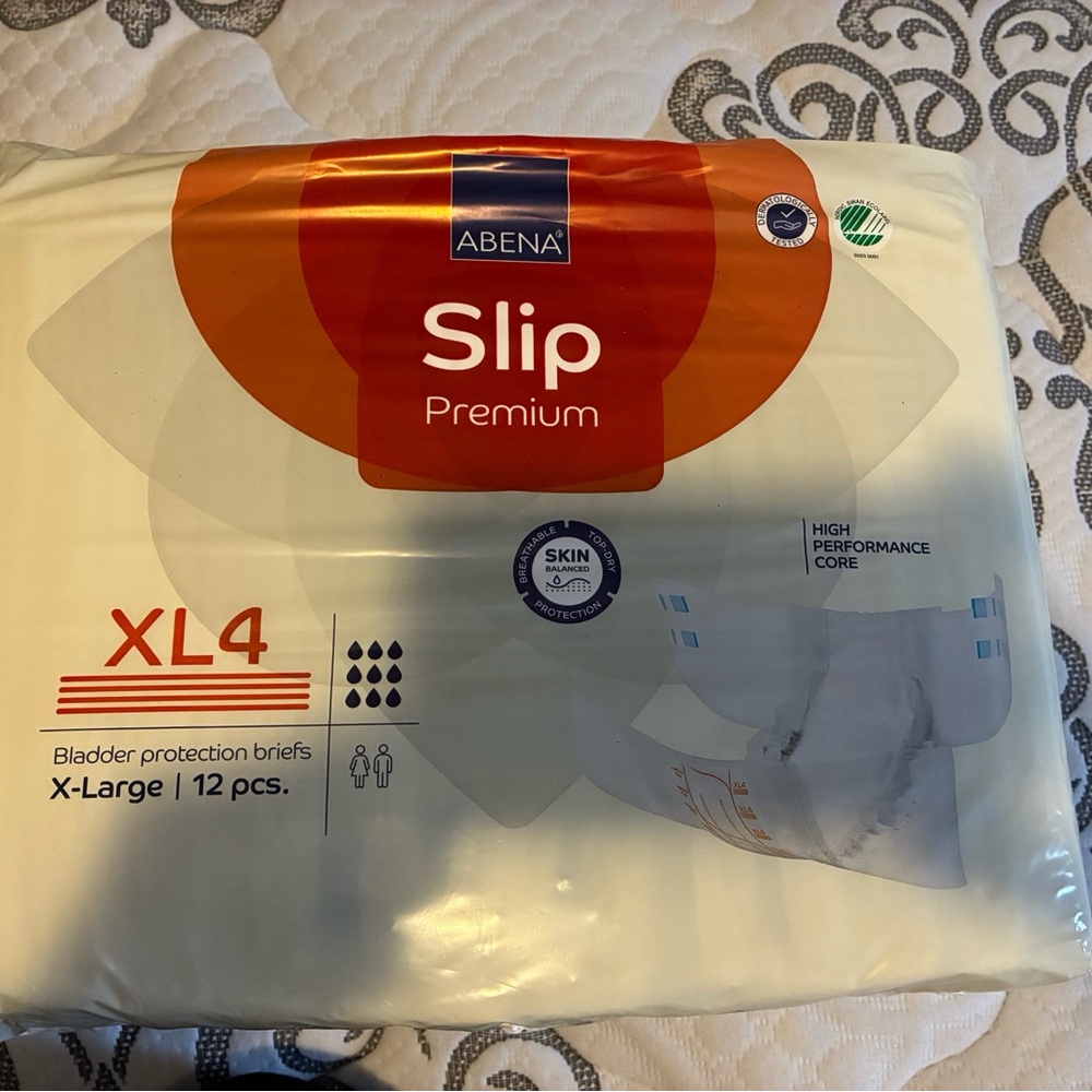 Slip Premium Brief for Incontinence - White